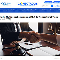 Estudio Muiz encabeza ranking M&A de Transactional Track Record (TTR)